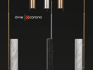 Торшер Alma от Келли Уэстлер 3D Модель