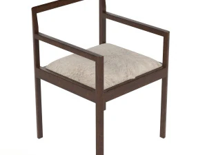 poltrona densa e cadeira de jantar Modelo 3D