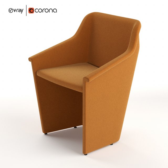 cabrio 2 lounge chair 3D Модель .c4d .max .obj .3ds .fbx .stl .blend 