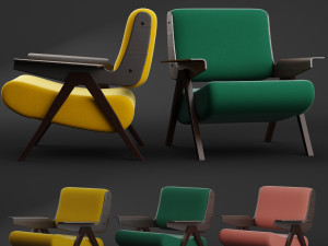 lina armchair 3D Model