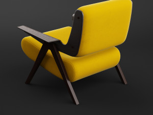 lina armchair Modèle 3D