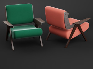 lina armchair Modèle 3D