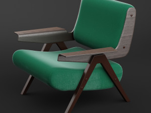 lina armchair Modèle 3D