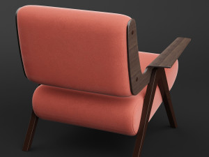 lina armchair Modèle 3D