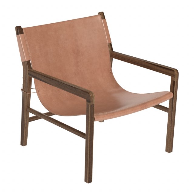 leather lounge 1 in whiskey armchair 3D Model .c4d .max .obj .3ds .fbx .stl .blend 