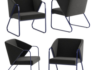 lyft lounge chair by industry west 3D Model