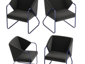lyft lounge chair by industry west 3D Model