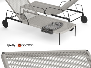 nodi chaise lounge 3Dモデル