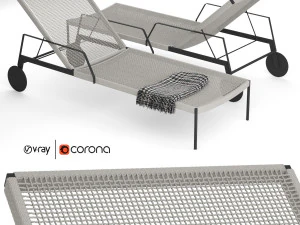 nodi chaise longue 3D Model