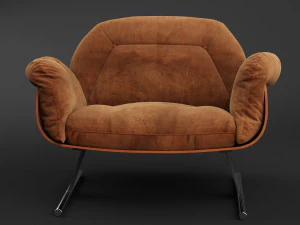 presidencial lounge armchair 3D Model