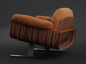 presidencial lounge armchair Modelo 3D