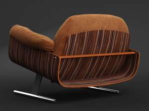presidencial lounge armchair Modelo 3D