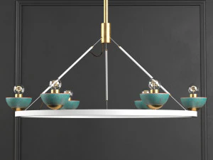 roseland ceiling light 3D Model