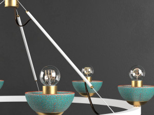 roseland ceiling light 3D 模型