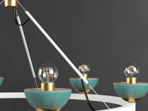 roseland ceiling light 3D Model