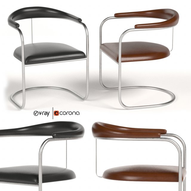ss33 armchair Model 3D .c4d .max .obj .3ds .fbx .stl .blend 