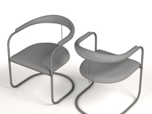 ss33 armchair Model 3D