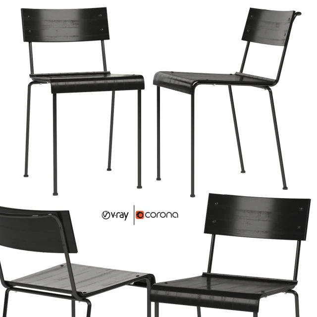 stride side chair 3D Model .c4d .max .obj .3ds .fbx .stl .blend 