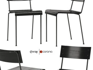 스트라이드 사이드 의자 3D 모델