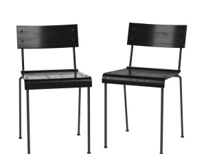 stride side chair 3D Model