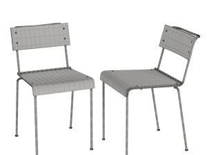 stride side chair 3D Model