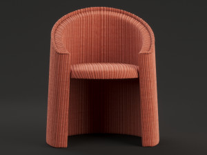 moroso husk small armchair 3D-Modell
