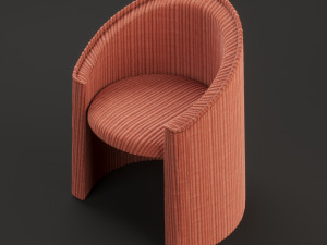moroso husk small armchair 3D-Modell