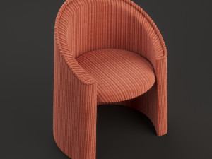 moroso husk small armchair 3D-Modell