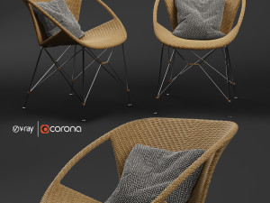 suki armchair 3D Model