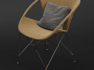 suki armchair 3D Model