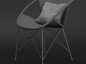 suki armchair 3D Modell