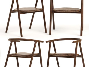 tanaka dining chair industry west Model 3D