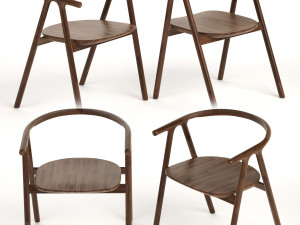 tanaka dining chair industry west 3D Model