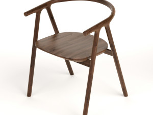 tanaka dining chair industry west 3D Model