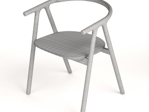 tanaka dining chair industry west 3D Model