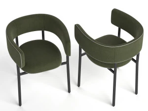 the font bold armchair 3D Model
