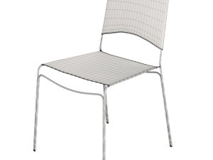 trace leather chair Model 3D