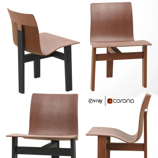 tre 3 chair 3D Model .c4d .max .obj .3ds .fbx .stl .blend 