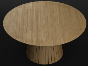 whirl round outside table 3D Model