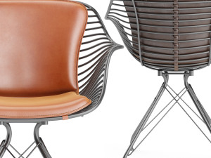 wire dining chair Model 3D
