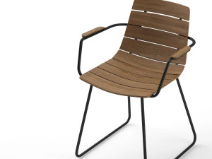 gloster william dining armchair 3D Model