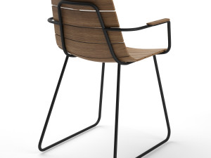 gloster william dining armchair Model 3D
