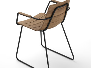 gloster william dining armchair Model 3D