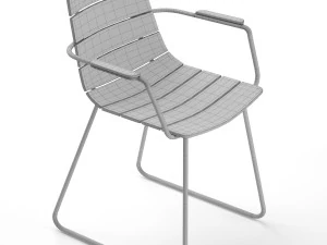 gloster william dining armchair 3D Model