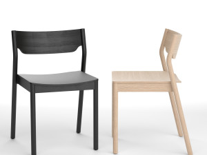 tangerine chair with morison table Modèle 3D