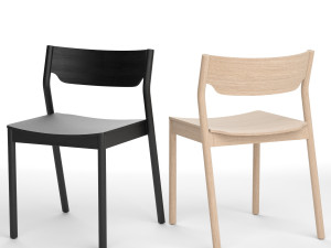 tangerine chair with morison table Modèle 3D