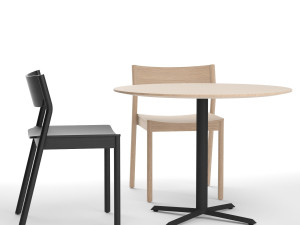 tangerine chair with morison table Modèle 3D