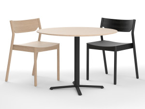tangerine chair with morison table Modèle 3D