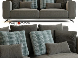 ダルトンソファ 3Dモデル