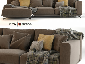 dalton sofa by ditre italia 3D Model